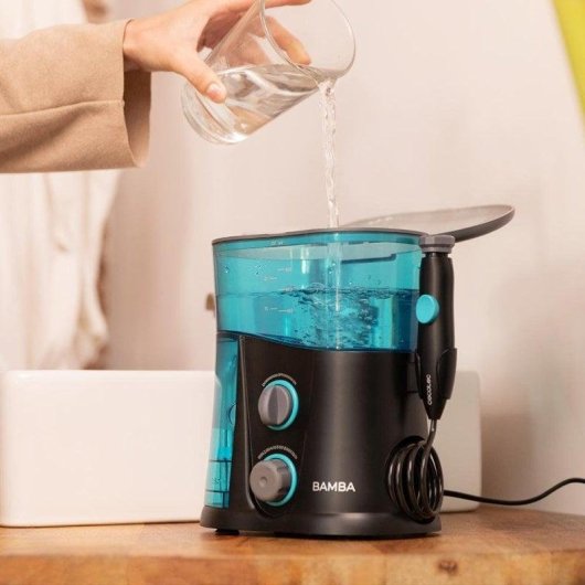 Irrigateur oral Cecotec Bamba ToothCare 1200 Jet Pro 7 embouts UV 1L Noir