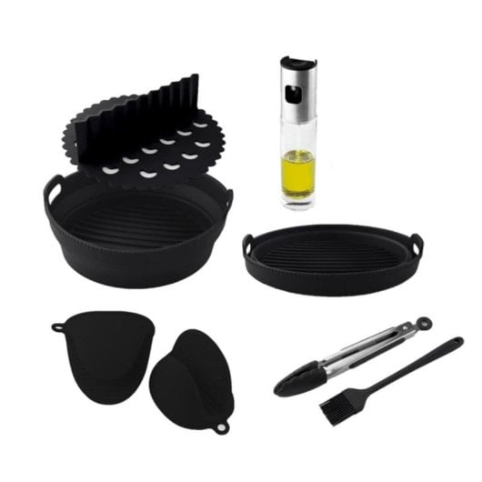 Accessori per friggitrice ad aria Cecotec Cecofry Silicone Pack 5-6,5L antiaderente multikit