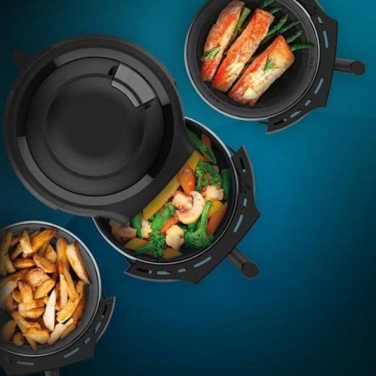 Fritteuse Heißluft Cecotec Cecofry Rain Pack 5.5L 1550W mit Ölsprüher Zubehör