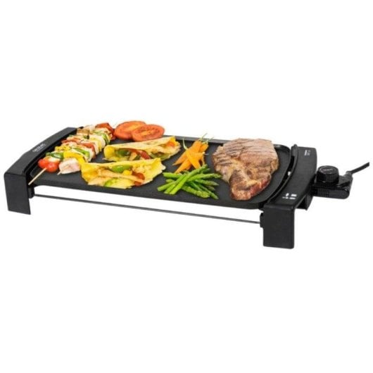 Plancha électrique Cecotec Black&Water 2150 antiadhésive aluminium 45x25cm contrôle
