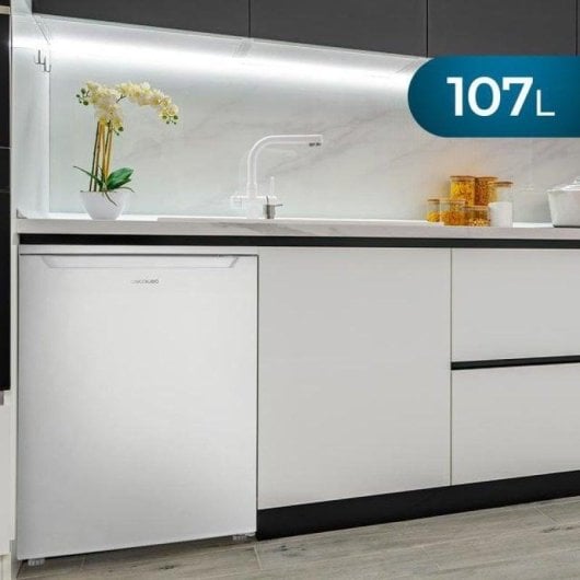 Frigorifero Mini Cecotec Bolero CoolMarket TT 107 Defrost 84cm 107L E Bianco