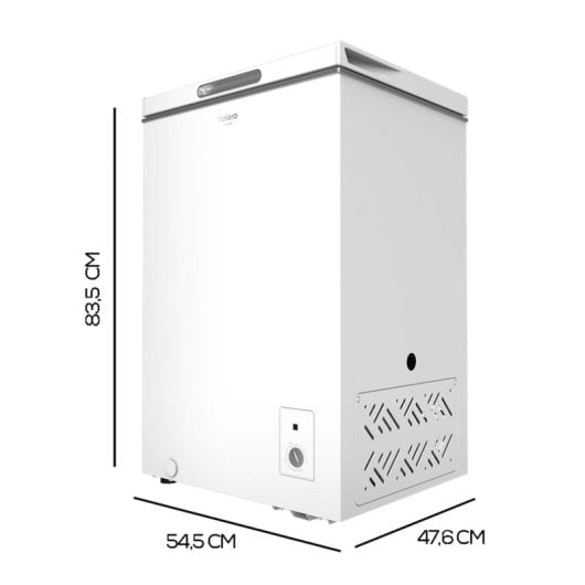 Gefrierschrank Cecotec Bolero CoolMarket Chest 99 White E 99L Dual-Function LED