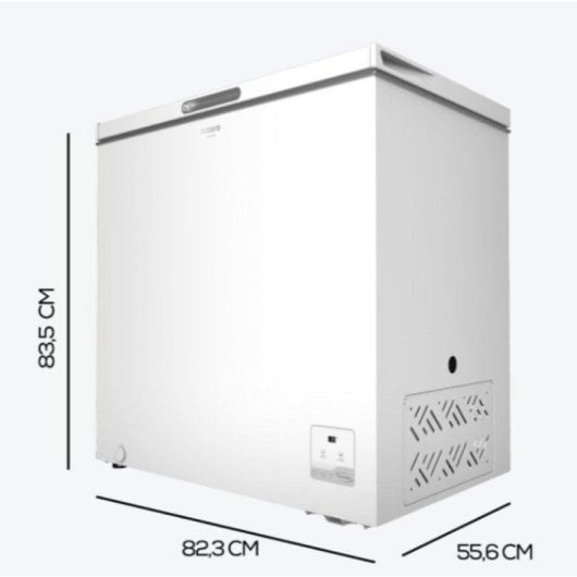 Gefrierschrank Cecotec Bolero CoolMarket Chest 199 White E 199L Inverter Plus Display Weiß