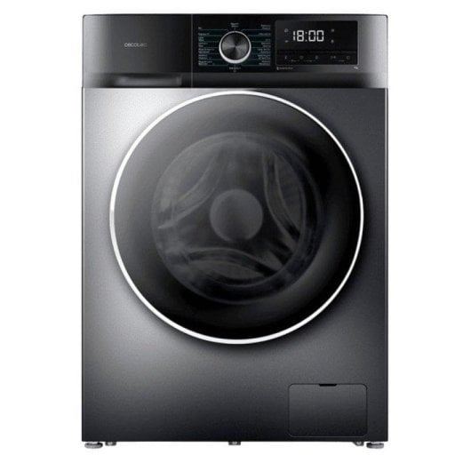 Máquina de Lavar Roupa Cecotec Bolero DressCode 7500 Inverter 7 kg 1400 rpm A Aço Inox SteamMax