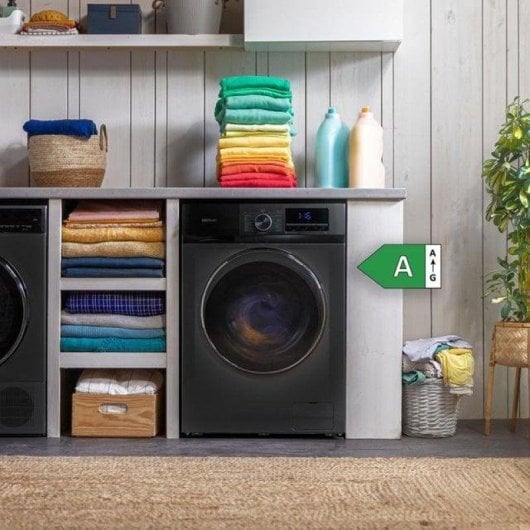 Máquina de Lavar Roupa Cecotec Bolero DressCode 7500 Inverter 7 kg 1400 rpm A Aço Inox SteamMax