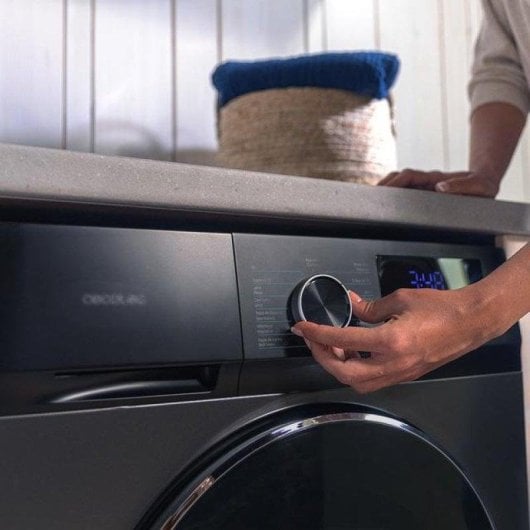 Máquina de Lavar Roupa Cecotec Bolero DressCode 7500 Inverter 7 kg 1400 rpm A Aço Inox SteamMax