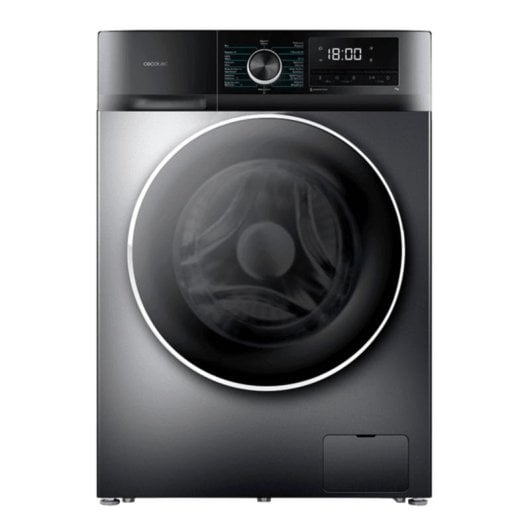 Máquina de Lavar Roupa Cecotec Bolero DressCode 7500 Inverter 7 kg 1400 rpm A Aço Inox SteamMax