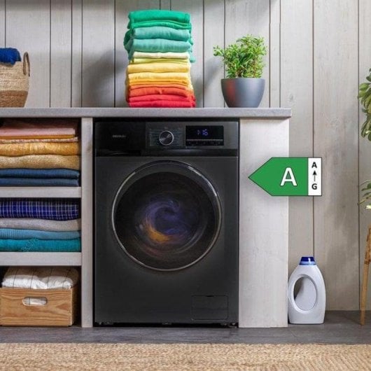 Máquina de Lavar Roupa Cecotec Bolero DressCode 9500 Inverter 9 kg 1400 rpm A Inox Vapor