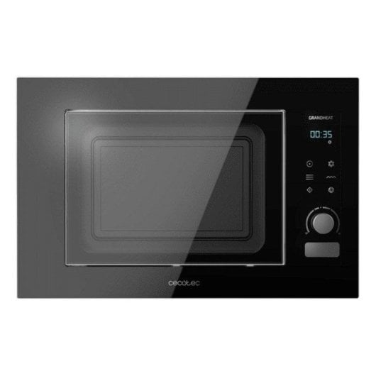Mikrowelle Cecotec GrandHeat 2090 Built-in Touch Black 21L 1200W mit Grill, LED-Display, 8 Automatikprogrammen