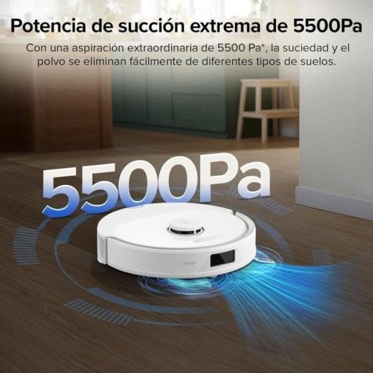 Aspirador Robô com Mopa Roborock Q8 Max Navegação LiDAR 5.500 Pa