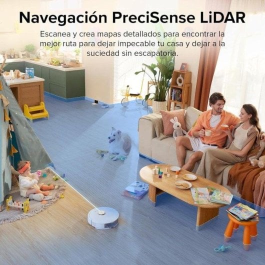 Aspirador Robô com Mopa Roborock Q8 Max Navegação LiDAR 5.500 Pa