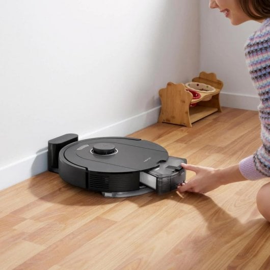 Roborock Q Pro Robot Aspirador Negro Estaci N De Vaciado Autom Tico