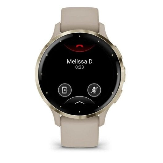 Garmin Venu 3S Bluetooth GPS WiFi 41mm AMOLED Gold-Grau Unisex 5ATM SpO2 Puls Herzschlaf
