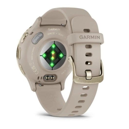 Garmin Venu 3S Bluetooth GPS WiFi 41mm AMOLED Gold-Grau Unisex 5ATM SpO2 Puls Herzschlaf