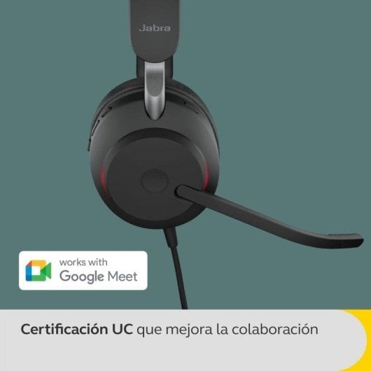 Auricolare Jabra Evolve2 40 SE con cavo USB-C Mono Cancellazione del Rumore Nero