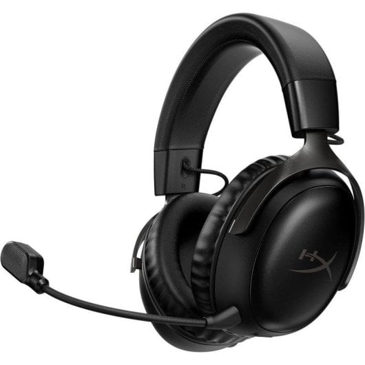 Auriculares HyperX Cloud III Wireless Gaming Inalámbricos USB-C Cancelación de Ruido Negro
