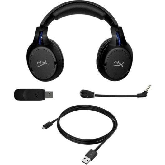 Auriculaires HyperX Cloud Flight sans fil 2.4 GHz Gaming avec réduction de bruit Noir