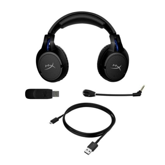 Auriculaires HyperX Cloud Flight sans fil 2.4 GHz Gaming avec réduction de bruit Noir