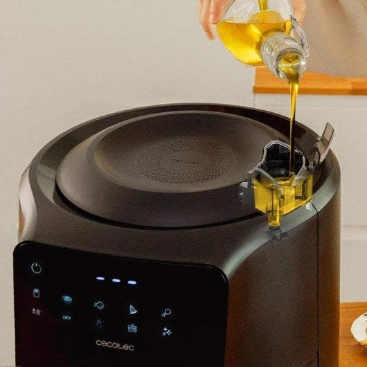 Freidora de aire Cecotec Cecofry Rain M 5,5L 1550W mit Ölsprüher und Touchpanel