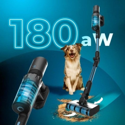 Aspirapolvere senza filo Cecotec Conga Rockstar 5500 Hurricane ErgoTwice Animal 630W 90min tubo flessibile spazzola animali