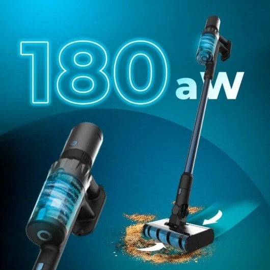 Aspiradora sem fio Cecotec Conga Rockstar 5500 Hurricane Twice 630W 90min Autonomia Dupla Escova