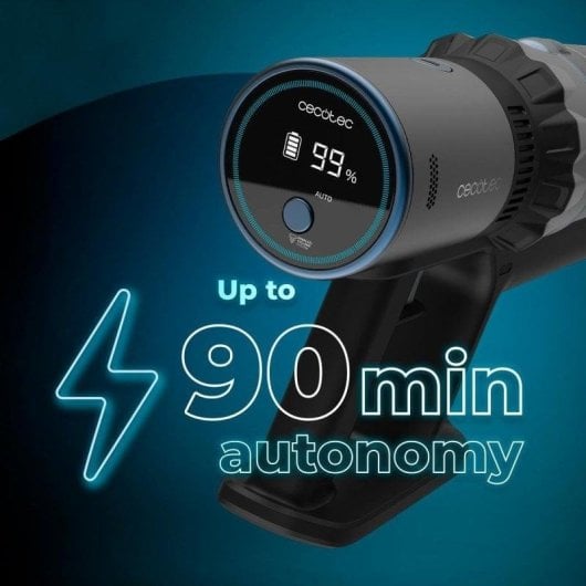 Aspiradora sem fio Cecotec Conga Rockstar 5500 Hurricane Twice 630W 90min Autonomia Dupla Escova