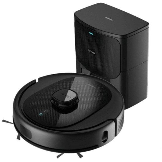 Aspirador Robô com Mopa Cecotec Conga 8290 Immortal Ultra Power Home Genesis Com Esvaziamento Automatico Navegação Laser 7.000 Pa