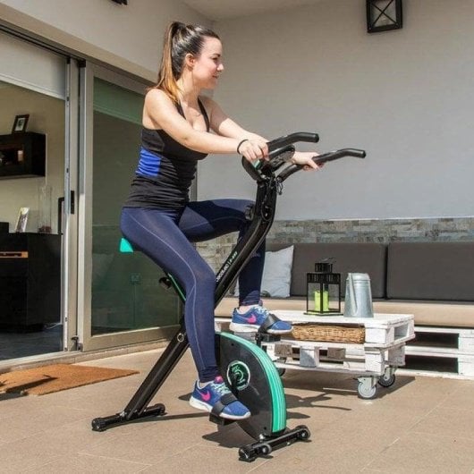 Vélo d'appartement Cecotec Drumfit X-bike 3000 Neo magnétique LCD pliable 8 résistances