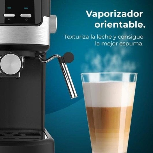 Cafeteira Espresso Cecotec Power Espresso 20 Pecan 1,25L 20 bares com vaporizador
