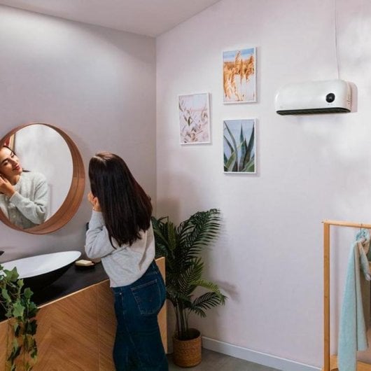 Calefator Cecotec Readywarm 2000 Max Box Ceramic Parede 2000W WiFi IPX2 LED