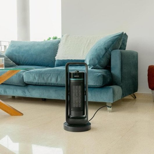 Aquecedor Cecotec Readywarm 2000 Max Ceramic Rotate Design 2000W Oscilante Preto