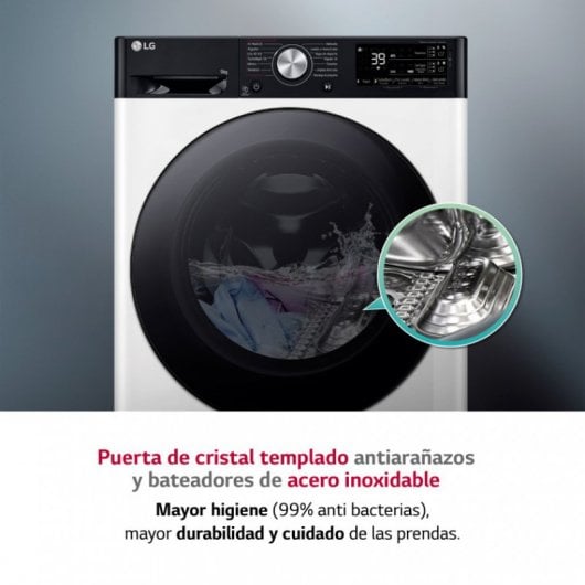 LG Serie 750 F4WR7509AGH Lavadora Carga Frontal 9Kg A Blanca
