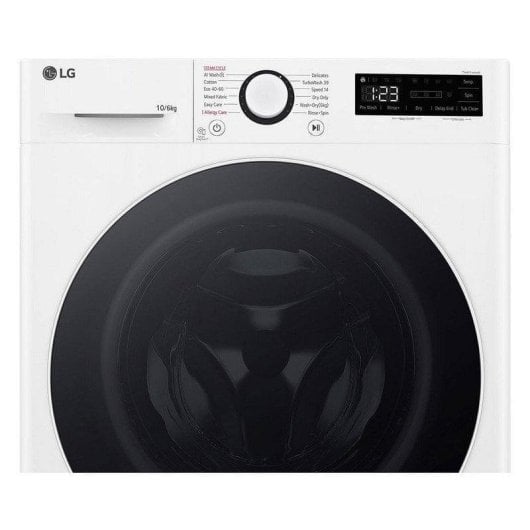 LG F4DR6010A1W Lavasecadora de Carga Frontal 10Kg/6Kg D Blanca