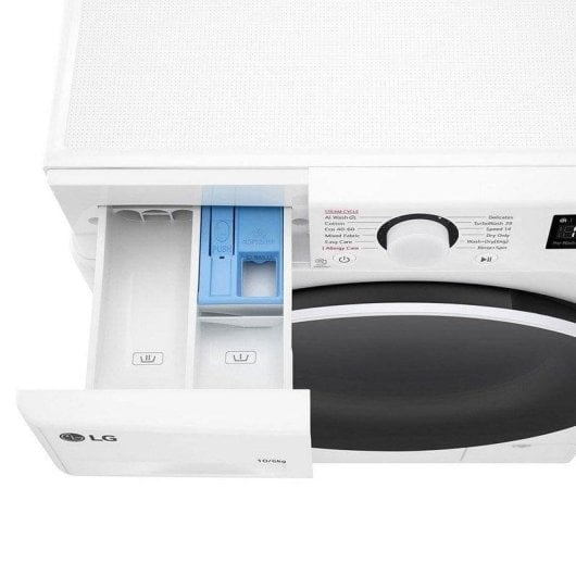 LG F4DR6010A1W Lavasecadora de Carga Frontal 10Kg/6Kg D Blanca