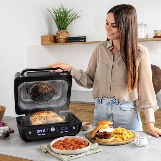 Freidora de aire Cecotec Cecofry FireDome 8000 Pro 8L 1700W mit Grill und 12 Menüs