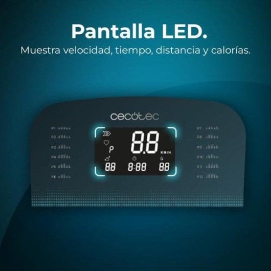 Laufband Cecotec DrumFit WayHome 1700 Sprint 130x44cm 17 km/h 15 Steigungen LCD