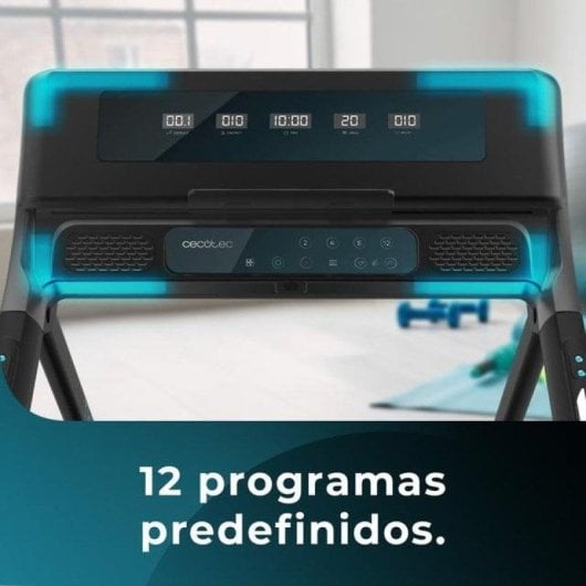 Tapis de course Cecotec DrumFit WayHome 1200 Runner Sprint pliable 1100 W LED