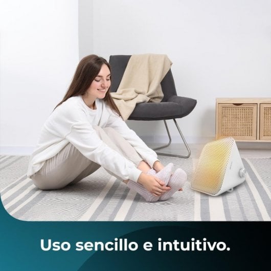 Riscaldatore ceramico Cecotec Readywarm 1500 Max Ceramic Design 1500W