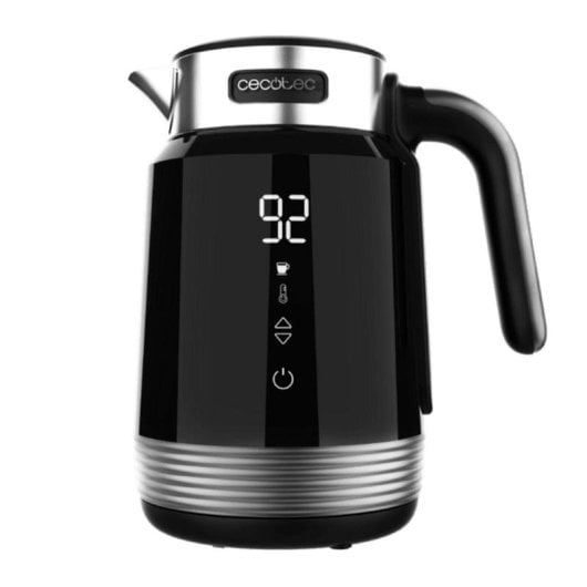 Chaleira Elétrica Cecotec ThermoSense 600 1.7L 2200W Aço Inoxidável Ecrã Tátil