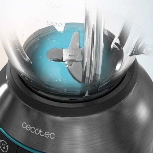 Standmixer Cecotec Power Black Titanium 2200MAX Smooth 2200W 1.8L Edelstahl Glas