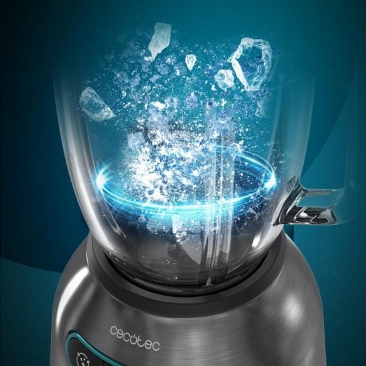 Cecotec Power Black Titanium 2200MAX Smooth Vatidora de Vaso 1.8L 2200W Acero Inoxidable