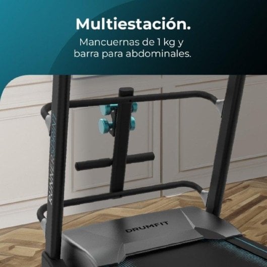 Tapis de Course Cecotec DrumFit WayHome 1800 Runner Sprint 2200W LCD Pliable