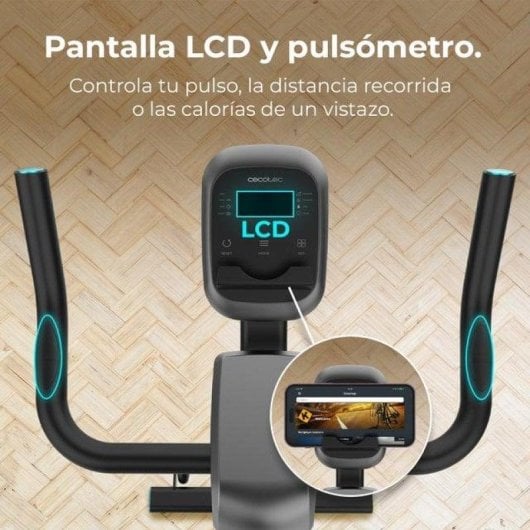 Bicicleta indoor Cecotec Drumfit Indoor 10000 Magnetic Connected volante inercia 10 kg Bluetooth