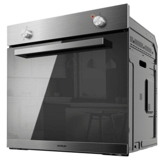 Horno elétrico Cecotec Bolero Hexa C126000 Mirror 77L Inox com vapor e limpeza fácil