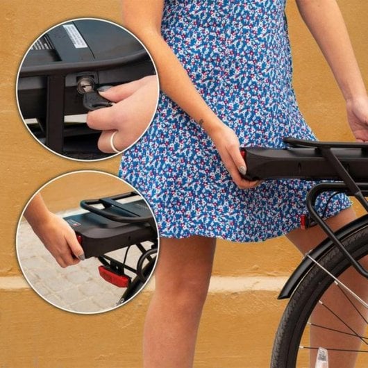 Elektrofahrrad Cecotec City 28" 80 km Reichweite Shimano 6-Gang Grün