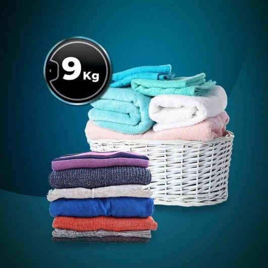 Máquina de Lavar Roupa Cecotec Bolero DressCode 940 BI Inverter A 9 kg 1350rpm Classe A Branco SteamMax