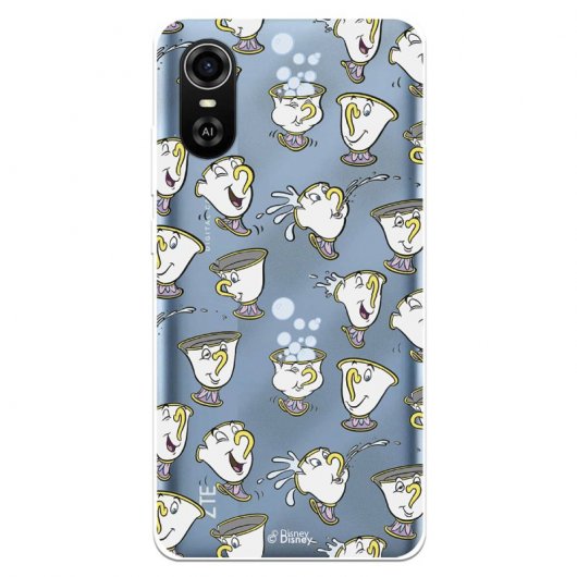 Funda Para Zte Blade A Plus Oficial De Disney Chip Potts Siluetas