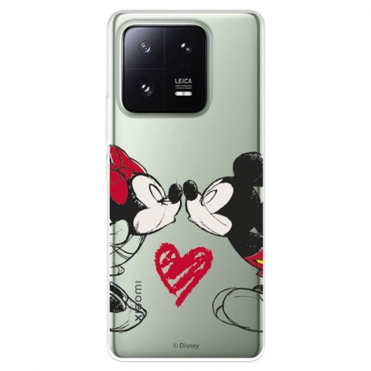 Funda Para Xiaomi Pro Oficial De Disney Mickey Y Minnie Beso