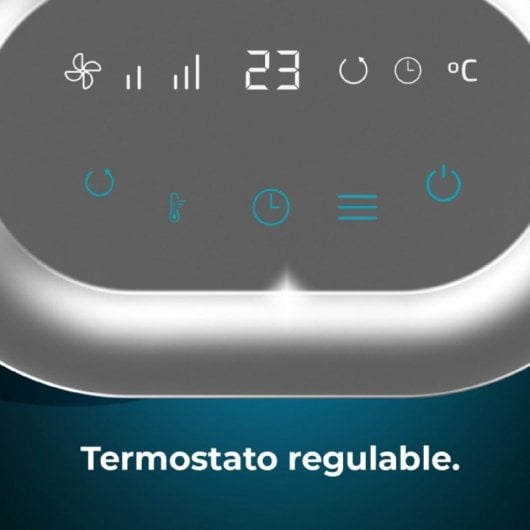 Riscaldatore in ceramica bianca intelligente Cecotec ReadyWarm 1550 Max Ceramic Rotate 1500W
