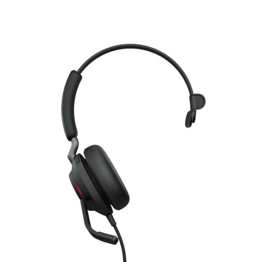 Auricolare Jabra Evolve2 40 SE con cavo USB-A per chiamate e musica Mono, cancellazione passiva del rumore, nero